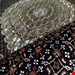  اندازه جفت ۶ متری۴۰ رج با پشم ایرانی تک گره ترکی (تضمینی) رنگ متن سرمه ای، حاشیه افسری و ترنج کرم 11 متن رنگی ۲۸ رنگ پشم و ۳ رنگ ابریشم جدیدترین نقشه ماهی کمال الملک خوی رنگرزی سنتی تضمین کیفیت بافت همراه با قید در فاکتور