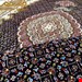  اندازه ذرع و نیم 1.5 متری 50 رج با پشم مرینوس پرویزیان (7لا) تک گره ترکی (تضمینی) رنگ متن سرمه ای، حاشیه افسری و ترنج پیازی 9 متن رنگی 28 رنگ پشم و 3 رنگ ابریشم جدیدترین نقشه ماهی کمال الملک خوی رنگرزی شده توسط دستگاه اشلاپ فورس با پودر صیبای آلمانی تضمین کیفیت بافت همراه با قید در فاکتور  
