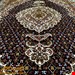 اندازه ذرع و نیم 1.5 متری 40 رج با پشم مرغویب ایرانی تک گره ترکی (تضمینی) رنگ متن سرمه ای حاشیه افسری و ترنج کرم 7 متن رنگی 28 رنگ پشم و 1 رنگ ابریشم جدیدترین نقشه ماهی کمال الملک خوی رنگرزی شده بصورت سنتی تضمین کیفیت بافت همراه با قید در فاکتور  