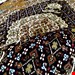 اندازه ذرع و نیم 1.5 متری 40 رج با پشم مرغویب ایرانی تک گره ترکی (تضمینی) رنگ متن سرمه ای، حاشیه افسری و ترنج کرم 7 متن رنگی 28 رنگ پشم و 1 رنگ ابریشم جدیدترین نقشه ماهی کمال الملک خوی رنگرزی شده بصورت سنتی تضمین کیفیت بافت همراه با قید در فاکتور   