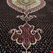 اندازه جفت ۶ متری۴۰ رج با پشم مرینوس پرویزیان (7لا) طرح گل ۵۰ رج تک گره ترکی (تضمینی) رنگ متن سرمه ای، حاشیه سرمه ای و ترنج کرم ۱۱ متن رنگی ۲۸ رنگ پشم و ۳ رنگ ابریشم جدیدترین نقشه ماهی کمال الملک خوی رنگرزی شده توسط دستگاه اشلاپ فورس با پودر صیبای آلمانی تضمین کیفیت بافت همراه با قید در فاکتور  