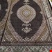 اندازه جفت ۶ متری۴۰ رج با پشم ایرانی تک گره ترکی (تضمینی) رنگ متن سرمه ای، حاشیه افسری و ترنج کرم ۱۱ متن رنگی ۲۸ رنگ پشم و ۱ رنگ ابریشم جدیدترین نقشه ماهی کمال الملک خوی رنگرزی سنتی تضمین کیفیت بافت همراه با قید در فاکتور 