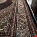 اندازه جفت ۶ متری۴۰ رج با پشم ایرانی تک گره ترکی (تضمینی) رنگ متن سرمه ای، حاشیه افسری و ترنج کرم ۱۱ متن رنگی ۲۸ رنگ پشم و ۱ رنگ ابریشم جدیدترین نقشه ماهی کمال الملک خوی رنگرزی سنتی تضمین کیفیت بافت همراه با قید در فاکتور