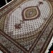 اندازه تک ۶ متری۴۰ رج با پشم ایرانی تک گره ترکی (تضمینی) رنگ متن کرم، حاشیه افسری و ترنج پیازی ۱۳ متن رنگی ۲۸ رنگ پشم و ۱ رنگ ابریشم جدیدترین نقشه ماهی کمال الملک خوی رنگرزی سنتی تضمین کیفیت بافت همراه با قید در فاکتور