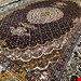 اندازه ذرع و نیم 1.5 متری 40 رج با پشم مرغویب ایرانی تک گره ترکی (تضمینی) رنگ متن سرمه ای حاشیه افسری و ترنج کرم 7 متن رنگی 28 رنگ پشم و 1 رنگ ابریشم جدیدترین نقشه ماهی کمال الملک خوی رنگرزی شده بصورت سنتی تضمین کیفیت بافت همراه با قید در فاکتور  