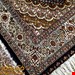 اندازه ذرع و نیم 1.5 متری 40 رج با پشم مرغویب ایرانی تک گره ترکی (تضمینی) رنگ متن سرمه ای حاشیه افسری و ترنج کرم 7 متن رنگی 28 رنگ پشم و 1 رنگ ابریشم جدیدترین نقشه ماهی کمال الملک خوی رنگرزی شده بصورت سنتی تضمین کیفیت بافت همراه با قید در فاکتور   