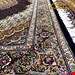 اندازه قالیچه 3 متری 40 رج با پشم مرغوب ایرانی تک گره ترکی (تضمینی) رنگ متن سرمه ای، حاشیه افسری و ترنج پیازی 11 متن رنگی 28 رنگ پشم و 1 رنگ ابریشم جدیدترین نقشه ماهی کمال الملک خوی رنگرزی شده بصورت سنتی تضمین کیفیت بافت همراه با قید در فاکتور 