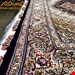 اندازه قالیچه 3 متری 40 رج با پشم مرغوب ایرانی تک گره ترکی (تضمینی) رنگ متن سرمه ای، حاشیه افسری و ترنج پیازی 11 متن رنگی 28 رنگ پشم و 1 رنگ ابریشم جدیدترین نقشه ماهی کمال الملک خوی رنگرزی شده بصورت سنتی تضمین کیفیت بافت همراه با قید در فاکتور 