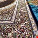 اندازه قالیچه 3 متری 40 رج با پشم مرغوب ایرانی تک گره ترکی (تضمینی) رنگ متن سرمه ای، حاشیه افسری و ترنج پیازی 11 متن رنگی 28 رنگ پشم و 1 رنگ ابریشم جدیدترین نقشه ماهی کمال الملک خوی رنگرزی شده بصورت سنتی تضمین کیفیت بافت همراه با قید در فاکتور 