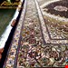 اندازه قالیچه 3 متری 40 رج با پشم مرغوب ایرانی تک گره ترکی (تضمینی) رنگ متن سرمه ای، حاشیه افسری و ترنج پیازی 11 متن رنگی 28 رنگ پشم و 1 رنگ ابریشم جدیدترین نقشه ماهی کمال الملک خوی رنگرزی شده بصورت سنتی تضمین کیفیت بافت همراه با قید در فاکتور 