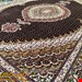 اندازه قالیچه 3 متری 40 رج با پشم مرغوب ایرانی تک گره ترکی (تضمینی) رنگ متن سرمه ای، حاشیه افسری و ترنج پیازی 11 متن رنگی 28 رنگ پشم و 1 رنگ ابریشم جدیدترین نقشه ماهی کمال الملک خوی رنگرزی شده بصورت سنتی تضمین کیفیت بافت همراه با قید در فاکتور 