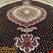 اندازه قالیچه 3 متری 40 رج با پشم مرغوب ایرانی تک گره ترکی (تضمینی) رنگ متن سرمه ای، حاشیه افسری و ترنج پیازی 11 متن رنگی 28 رنگ پشم و 1 رنگ ابریشم جدیدترین نقشه ماهی کمال الملک خوی رنگرزی شده بصورت سنتی تضمین کیفیت بافت همراه با قید در فاکتور 