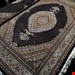 اندازه جفت ۶ متری۴۰ رج با پشم ایرانی تک گره ترکی (تضمینی) رنگ متن سرمه ای، حاشیه افسری و ترنج کرم ۱۱ متن رنگی ۲۸ رنگ پشم و ۱ رنگ ابریشم جدیدترین نقشه ماهی کمال الملک خوی رنگرزی سنتی تضمین کیفیت بافت همراه با قید در فاکتور