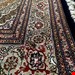 اندازه جفت ۶ متری۴۰ رج با پشم ایرانی تک گره ترکی (تضمینی) رنگ متن سرمه ای، حاشیه افسری و ترنج کرم ۱۱ متن رنگی ۲۸ رنگ پشم و ۱ رنگ ابریشم جدیدترین نقشه ماهی کمال الملک خوی رنگرزی سنتی تضمین کیفیت بافت همراه با قید در فاکتور