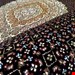  اندازه جفت ۶ متری۴۰ رج با پشم ایرانی تک گره ترکی (تضمینی) رنگ متن سرمه ای، حاشیه افسری و ترنج کرم ۱۱ متن رنگی ۲۸ رنگ پشم و ۱ رنگ ابریشم جدیدترین نقشه ماهی کمال الملک خوی رنگرزی سنتی تضمین کیفیت بافت همراه با قید در فاکتور 