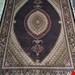 اندازه تک 9 متری 40 رج با پشم مرینوس پرویزیان (7لا) طرح گل 50 رج تک گره ترکی (تضمینی) رنگ متن سرمه ای، حاشیه سرمه ای و ترنج پیازی 13 متن رنگی 28 رنگ پشم و 4 رنگ ابریشم جدیدترین نقشه ماهی کمال الملک خوی رنگرزی شده توسط دستگاه اشلاپ فورس با پودر صیبای آلمانی تضمین کیفیت بافت همراه با قید در فاکتور  
