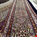   اندازه جفت 9 متری 40 رج با پشم مرینوس پرویزیان (7لا) طرح گل 50 رج تک گره ترکی (تضمینی) رنگ متن سرمه ای، حاشیه افسری و ترنج پیازی 15 متن رنگی 28 رنگ پشم و 3 رنگ ابریشم جدیدترین نقشه ماهی کمال الملک خوی رنگرزی شده توسط دستگاه اشلاپ فورس با پودر صیبای آلمانی تضمین کیفیت بافت همراه با قید در فاکتور