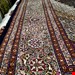  اندازه جفت 9 متری 40 رج با پشم مرینوس پرویزیان (7لا) طرح گل 50 رج تک گره ترکی (تضمینی) رنگ متن سرمه ای، حاشیه افسری و ترنج پیازی 15 متن رنگی 28 رنگ پشم و 3 رنگ ابریشم جدیدترین نقشه ماهی کمال الملک خوی رنگرزی شده توسط دستگاه اشلاپ فورس با پودر صیبای آلمانی تضمین کیفیت بافت همراه با قید در فاکتور  