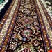 اندازه جفت 9 متری 40 رج با پشم مرینوس پرویزیان (7لا) طرح گل 50 رج تک گره ترکی (تضمینی) رنگ متن سرمه ای، حاشیه سرمه ای و ترنج پیازی 15 متن رنگی 28 رنگ پشم و 3 رنگ ابریشم جدیدترین نقشه ماهی کمال الملک خوی رنگرزی شده توسط دستگاه اشلاپ فورس با پودر صیبای آلمانی تضمین کیفیت بافت همراه با قید در فاکتور   