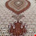 اندازه تک 6 متری 40 رج با پشم مرینوس پرویزیان (7لا) طرح گل 50 رج تک گره ترکی (تضمینی) رنگ متن کرم، حاشیه افسری و ترنج پیازی 13 متن رنگی 28 رنگ پشم و 3 رنگ ابریشم جدیدترین نقشه ماهی کمال الملک خوی رنگرزی شده توسط دستگاه اشلاپ فورس با پودر صیبای آلمانی تضمین کیفیت بافت همراه با قید در فاکتور       