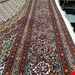  اندازه جفت 6 متری 40 رج با پشم مرینوس پرویزیان (7لا) طرح گل 50 رج تک گره ترکی (تضمینی) رنگ متن کرم، حاشیه افسری و ترنج پیازی 13 متن رنگی 28 رنگ پشم و 3 رنگ ابریشم جدیدترین نقشه ماهی کمال الملک خوی رنگرزی شده توسط دستگاه اشلاپ فورس با پودر صیبای آلمانی تضمین کیفیت بافت همراه با قید در فاکتو        