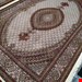 اندازه جفت 6 متری 40 رج با پشم مرینوس پرویزیان (7لا) طرح گل 50 رج تک گره ترکی (تضمینی) رنگ متن کرم، حاشیه افسری و ترنج پیازی 15 متن رنگی 28 رنگ پشم و 3 رنگ ابریشم جدیدترین نقشه ماهی کمال الملک خوی رنگرزی شده توسط دستگاه اشلاپ فورس با پودر صیبای آلمانی تضمین کیفیت بافت همراه با قید در فاکتور        