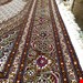  اندازه جفت 6 متری 40 رج با پشم مرینوس پرویزیان (7لا) طرح گل 50 رج تک گره ترکی (تضمینی) رنگ متن کرم، حاشیه افسری و ترنج پیازی 13 متن رنگی 28 رنگ پشم و 3 رنگ ابریشم جدیدترین نقشه ماهی کمال الملک خوی رنگرزی شده توسط دستگاه اشلاپ فورس با پودر صیبای آلمانی تضمین کیفیت بافت همراه با قید در فاکتو          