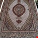  اندازه جفت 6 متری 40 رج با پشم مرینوس پرویزیان (7لا) طرح گل 50 رج تک گره ترکی (تضمینی) رنگ متن کرم، حاشیه افسری و ترنج پیازی 13 متن رنگی 28 رنگ پشم و 3 رنگ ابریشم جدیدترین نقشه ماهی کمال الملک خوی رنگرزی شده توسط دستگاه اشلاپ فورس با پودر صیبای آلمانی تضمین کیفیت بافت همراه با قید در فاکتو       