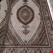  اندازه جفت 6 متری 40 رج با پشم مرینوس پرویزیان (7لا) طرح گل 50 رج تک گره ترکی (تضمینی) رنگ متن کرم، حاشیه افسری و ترنج پیازی 13 متن رنگی 28 رنگ پشم و 3 رنگ ابریشم جدیدترین نقشه ماهی کمال الملک خوی رنگرزی شده توسط دستگاه اشلاپ فورس با پودر صیبای آلمانی تضمین کیفیت بافت همراه با قید در فاکتو           