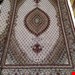  ندازه جفت 6 متری 40 رج با پشم مرینوس پرویزیان (7لا) طرح گل 50 رج تک گره ترکی (تضمینی) رنگ متن کرم، حاشیه افسری و ترنج پیازی 13 متن رنگی 28 رنگ پشم و 3 رنگ ابریشم جدیدترین نقشه ماهی کمال الملک خوی رنگرزی شده توسط دستگاه اشلاپ فورس با پودر صیبای آلمانی تضمین کیفیت بافت همراه با قید در فاکتور             