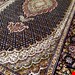  اندازه جفت کناره 3  متری 40 رج با پشم مرینوس پرویزیان (7لا) طرح گل 50 رج تک گره ترکی (تضمینی) رنگ متن و حاشیه سرمه ای و ترنج پیازی 9 متن رنگی 28 رنگ پشم و 3 رنگ ابریشم جدیدترین نقشه ماهی کمال الملک خوی رنگرزی شده توسط دستگاه اشلاپ فورس با پودر صیبای آلمانی تضمین کیفیت بافت همراه با قید در فاکتور           