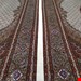  اندازه جفت 12 متری 40 رج با پشم مرینوس پرویزیان (7لا) طرح گل 50 رج تک گره ترکی (تضمینی) رنگ متن کرم، حاشیه افسری و ترنج پیازی 17 متن رنگی 28 رنگ پشم و 3 رنگ ابریشم جدیدترین نقشه ماهی کمال الملک خوی رنگرزی شده توسط دستگاه اشلاپ فورس با پودر صیبای آلمانی تضمین کیفیت بافت همراه با قید در فاکتور                 