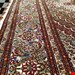  اندازه جفت 6 متری 40 رج با پشم مرینوس پرویزیان (7لا) طرح گل 50 رج تک گره ترکی (تضمینی) رنگ متن کرم، حاشیه افسری و ترنج پیازی 13 متن رنگی 28 رنگ پشم و 3 رنگ ابریشم جدیدترین نقشه ماهی کمال الملک خوی رنگرزی شده توسط دستگاه اشلاپ فورس با پودر صیبای آلمانی تضمین کیفیت بافت همراه با قید در فاکتور      