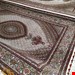  اندازه جفت 6 متری 40 رج با پشم مرینوس پرویزیان (7لا) طرح گل 50 رج تک گره ترکی (تضمینی) رنگ متن کرم، حاشیه افسری و ترنج پیازی 13 متن رنگی 28 رنگ پشم و 3 رنگ ابریشم جدیدترین نقشه ماهی کمال الملک خوی رنگرزی شده توسط دستگاه اشلاپ فورس با پودر صیبای آلمانی تضمین کیفیت بافت همراه با قید در فاکتور               