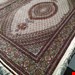  اندازه جفت 6 متری 40 رج با پشم مرینوس پرویزیان (7لا) طرح گل 50 رج تک گره ترکی (تضمینی) رنگ متن کرم، حاشیه افسری و ترنج پیازی 13 متن رنگی 28 رنگ پشم و 3 رنگ ابریشم جدیدترین نقشه ماهی کمال الملک خوی رنگرزی شده توسط دستگاه اشلاپ فورس با پودر صیبای آلمانی تضمین کیفیت بافت همراه با قید در فاکتور        