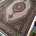  اندازه جفت 6 متری 40 رج با پشم مرینوس پرویزیان (7لا) طرح گل 50 رج تک گره ترکی (تضمینی) رنگ متن کرم، حاشیه افسری و ترنج پیازی 13 متن رنگی 28 رنگ پشم و 3 رنگ ابریشم جدیدترین نقشه ماهی کمال الملک خوی رنگرزی شده توسط دستگاه اشلاپ فورس با پودر صیبای آلمانی تضمین کیفیت بافت همراه با قید در فاکتور         