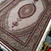  اندازه جفت 6 متری 40 رج با پشم مرینوس پرویزیان (7لا) طرح گل 50 رج تک گره ترکی (تضمینی) رنگ متن کرم، حاشیه افسری و ترنج پیازی 15 متن رنگی 28 رنگ پشم و 3 رنگ ابریشم جدیدترین نقشه ماهی کمال الملک خوی رنگرزی شده توسط دستگاه اشلاپ فورس با پودر صیبای آلمانی تضمین کیفیت بافت همراه با قید در فاکتور           