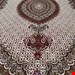  اندازه جفت 6 متری 40 رج با پشم مرینوس پرویزیان (7لا) طرح گل 50 رج تک گره ترکی (تضمینی) رنگ متن کرم، حاشیه افسری و ترنج پیازی 15 متن رنگی 28 رنگ پشم و 3 رنگ ابریشم جدیدترین نقشه ماهی کمال الملک خوی رنگرزی شده توسط دستگاه اشلاپ فورس با پودر صیبای آلمانی تضمین کیفیت بافت همراه با قید در فاکتور                        