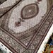  اندازه جفت 6 متری 40 رج با پشم مرینوس پرویزیان (7لا) طرح گل 50 رج تک گره ترکی (تضمینی) رنگ متن کرم، حاشیه افسری و ترنج پیازی 13 متن رنگی 28 رنگ پشم و 3 رنگ ابریشم جدیدترین نقشه ماهی کمال الملک خوی رنگرزی شده توسط دستگاه اشلاپ فورس با پودر صیبای آلمانی تضمین کیفیت بافت همراه با قید در فاکتور           