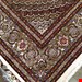  اندازه جفت 6 متری 40 رج با پشم مرینوس پرویزیان (7لا) طرح گل 50 رج تک گره ترکی (تضمینی) رنگ متن کرم، حاشیه افسری و ترنج پیازی 15 متن رنگی 28 رنگ پشم و 3 رنگ ابریشم جدیدترین نقشه ماهی کمال الملک خوی رنگرزی شده توسط دستگاه اشلاپ فورس با پودر صیبای آلمانی تضمین کیفیت بافت همراه با قید در فاکتور             