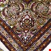  اندازه جفت 6 متری 40 رج با پشم مرینوس پرویزیان (7لا) طرح گل 50 رج تک گره ترکی (تضمینی) رنگ متن کرم، حاشیه افسری و ترنج پیازی 15 متن رنگی 28 رنگ پشم و 3 رنگ ابریشم جدیدترین نقشه ماهی کمال الملک خوی رنگرزی شده توسط دستگاه اشلاپ فورس با پودر صیبای آلمانی تضمین کیفیت بافت همراه با قید در فاکتور             