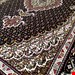  اندازه 1.5 متری 40 رج با پشم مرینوس پرویزیان (7لا) طرح گل 50 رج تک گره ترکی (تضمینی) رنگ متن سرمه ای، حاشیه سرمه ای و ترنج پیازی 9 متن رنگی 28 رنگ پشم و 3 رنگ ابریشم جدیدترین نقشه ماهی کمال الملک خوی رنگرزی شده توسط دستگاه اشلاپ فورس با پودر صیبای آلمانی تضمین کیفیت بافت همراه با قید در فاکتور                  