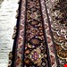  اندازه  1.5 متری 40 رج با پشم مرینوس پرویزیان (7لا) طرح گل 50 رج تک گره ترکی (تضمینی) رنگ متن سرمه ای، حاشیه سرمه ای و ترنج پیازی 9 متن رنگی 28 رنگ پشم و 3 رنگ ابریشم جدیدترین نقشه ماهی کمال الملک خوی رنگرزی شده توسط دستگاه اشلاپ فورس با پودر صیبای آلمانی تضمین کیفیت بافت همراه با قید در فاکتور                    
