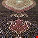  اندازه جفت 9 متری 40 رج با پشم مرینوس پرویزیان (7لا) طرح گل 50 رج تک گره ترکی (تضمینی) رنگ متن  سرمه ای، حاشیه افسری و ترنج پیازی 17 متن رنگی 28 رنگ پشم و 3 رنگ ابریشم جدیدترین نقشه ماهی کمال الملک خوی رنگرزی شده توسط دستگاه اشلاپ فورس با پودر صیبای آلمانی تضمین کیفیت بافت همراه با قید در فاکتو                 
