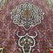  اندازه پادری 0.5 متری 50 رج با پشم مرینوس پرویزیان (4لا)  تک گره ترکی (تضمینی) رنگ متن  پیازی، حاشیه افسری و ترنج پیازی 5 متن رنگی 28 رنگ پشم و 3 رنگ ابریشم جدیدترین نقشه ماهی کمال الملک خوی رنگرزی شده توسط دستگاه اشلاپ فورس با پودر صیبای آلمانی تضمین کیفیت بافت همراه با قید در فاکتور                          